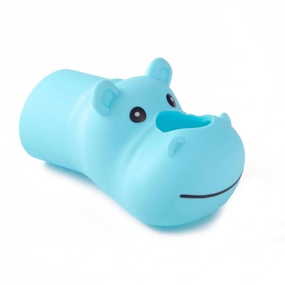 Bundle of 4 Blue Hippo Kid's Bathroom Accessories, Target Bullseye Playgroun